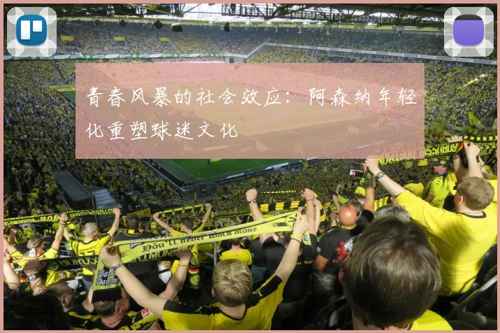 青春风暴的社会效应：阿森纳年轻化重塑球迷文化